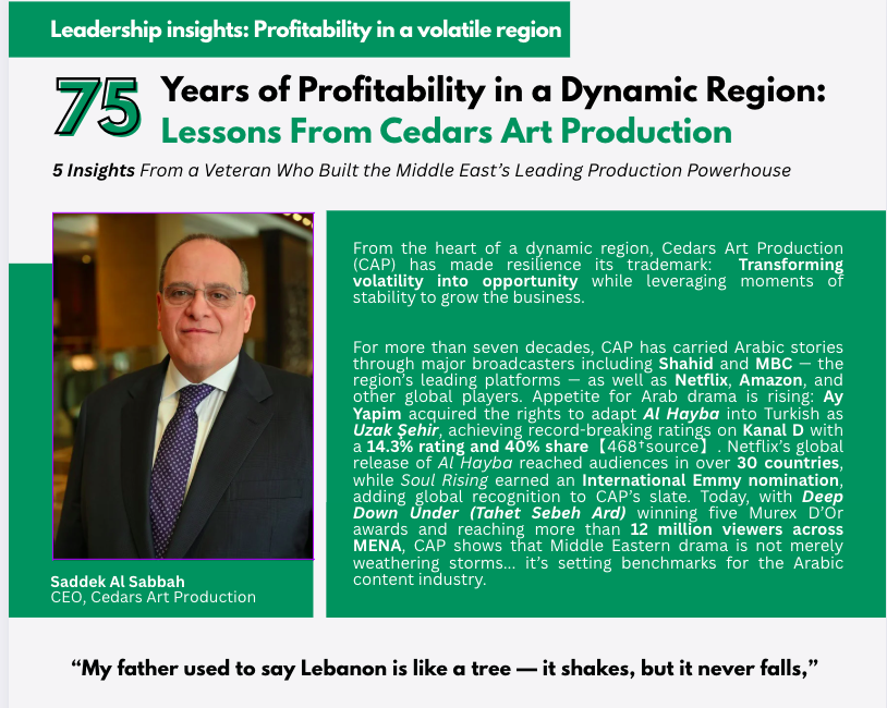 Leadership insights: Profitability in a volatile region